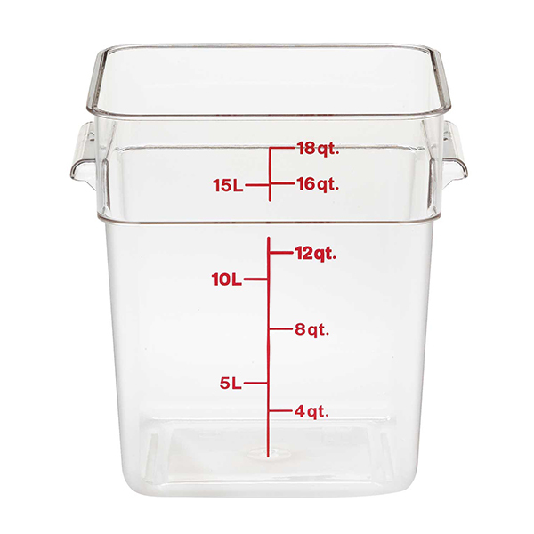 CAMBRO Camwear Storage Container 17.2LClear