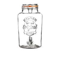Kilner Round Drink Dispenser Jar with Dispensing Tap 8L
