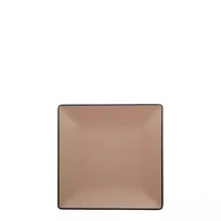 Cou Cou Dual Colour Beige & Black Square Plate 240x240mm