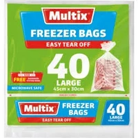 Multix Freezer Bags 45 x 30cm 40pk
