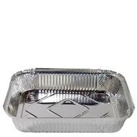 Capri Foil Container Rectangular Large Catering Silver 3Kg 200 Ctn (C-FC488)