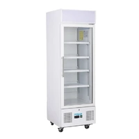 Polar G-Series Upright Display Fridge 218Ltr White