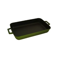 Lava Rectangular Dish Green 4.8L 400x260x63mm
