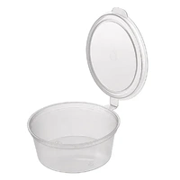 35ml Plastic Sauce Cup WIth Hinged LId 1000 Ctn