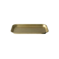 Moda Vintage Gold Rectangular Tray 190x110mm