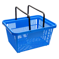 Blue Handy Shopping Basket 43ltr