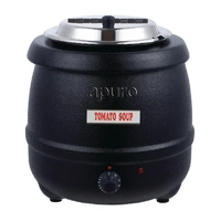 Apuro Black Soup Kettle 10Ltr