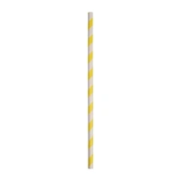 Regular Yellow & White Straw 250Pk
