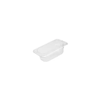 1/9 Size Clear Polycarbonate Food Pan 100mmx108x176 0.85lt