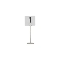 Table Number Stand 200mm Stainless 