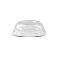 PET dome lid for 12oz & above/No hole 25pk