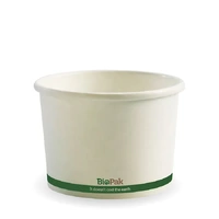 550ml / 16oz White BioBowl 25pk
