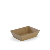 Kraft Corrugated Tray 1 (125pk)