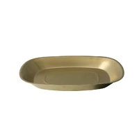Moda Vintage Gold Oval Dish 255x165mm