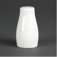 Olympia Whiteware Pepper Shaker - 90mm (12 Pack)