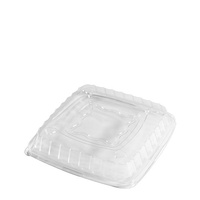 Lid to suit 16-42oz Square Bowl Clear 500ctn