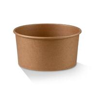PLA Coated Kraft Salad Bowl 42oz Carton 300
