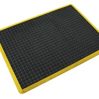 Air Grid Non-slip Anti-fatigue Mat - Yellow 600x900mm