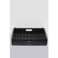 Mantova Black Glass Basket - Moulded 17x14