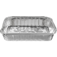 Large Rectangle Deep Foil Container 100 Sleeve RFC460