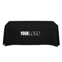 Table Cloth Black Rectangle 137 x 243cm