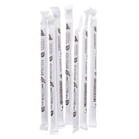Eco Straw Black Cocktail Individually Paper Wrapped 1000Ctn