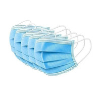 Disposable Face Masks (CE/FFP SAFE) 3ply 170x95mm (50PK)