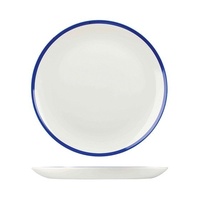 Churchill Retro Blue Round Plate Coupe 260mm