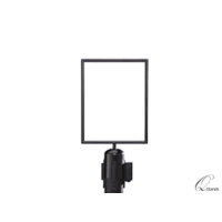 Sign Holder Black A4 Portrait (Bollard Topper)