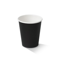 8oz Single Wall Black Cup 50sleeve