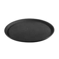 Non slip Round Tray - Black 35cm/14"