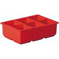 Avanti Silicone 6 Cup King Ice cube tray - Red