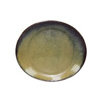 Artistica Oval Plate-210X190Mm Reactive Brown