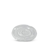 8/12/16/20oz PET Flat Lid/ X-Hole 100Pk