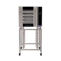 Turbofan E32T4 - Full Size Electric Convection Oven Touch Screen Control on a Stainless Steel Stand