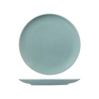 Vintage Round Coupe Plate Blue 210mm