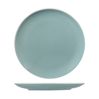 Vintage Round Coupe Plate Blue 310mm