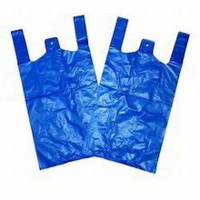 Large Plastic Carry Bag - Blue Ctn