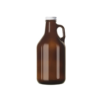 Libbey Amber Growler With Lid 946ml