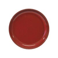 Artistica Round Plate 270mm Reactive Red Rolled Edge