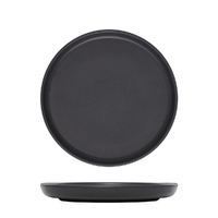 Eclipse Uno Black Round Plate 280mm