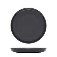 Eclipse Uno Black Round Plate 175mm