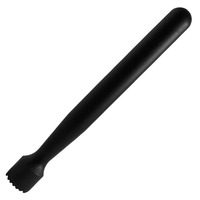Muddler - Black Plastic, ridged base 210mm