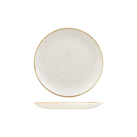 Churchill Stonecast Barley White Round Coupe Plate 217mm
