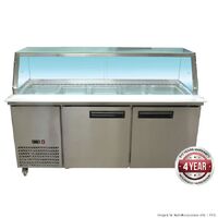 PG180FA-YG Cold Salad & Noodle Bar 5x1/1 GN Pans (1800 wide)