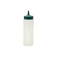 Squeeze Bottle Clear with Green lid 750ml