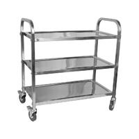Stainless Steel 3 Tier Service Trolley 950x550x940