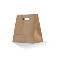 Brown Kraft Paper Bag With Diecut Handle 500 Ctn