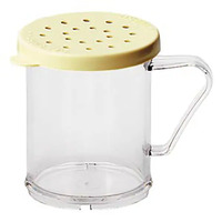 Cambro Shaker Dredger with Yellow lid 