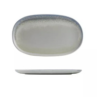 Oval Coupe Plate Cloud Moda 305x180mm